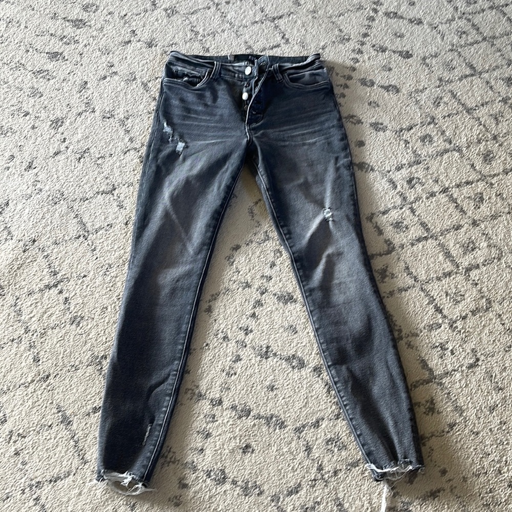 Distressed KUT skinny jeans
